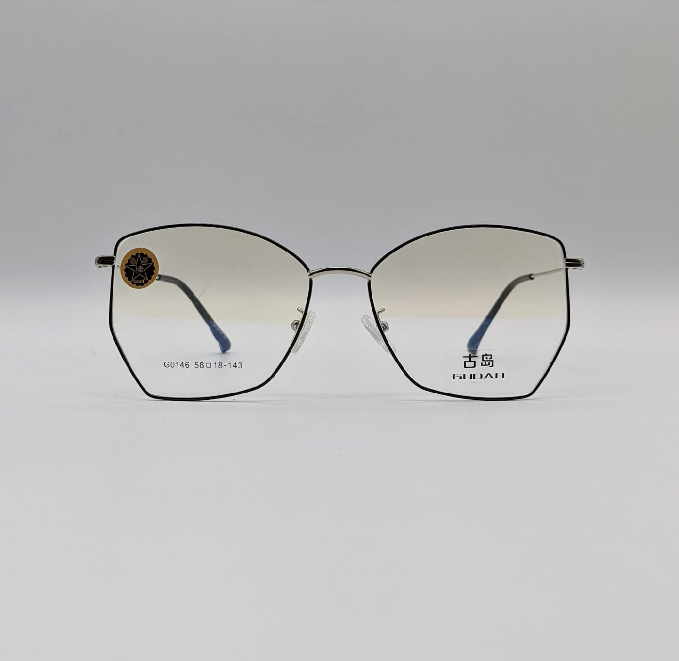 Polygon - Durable Metallic Eye Glasses - 019