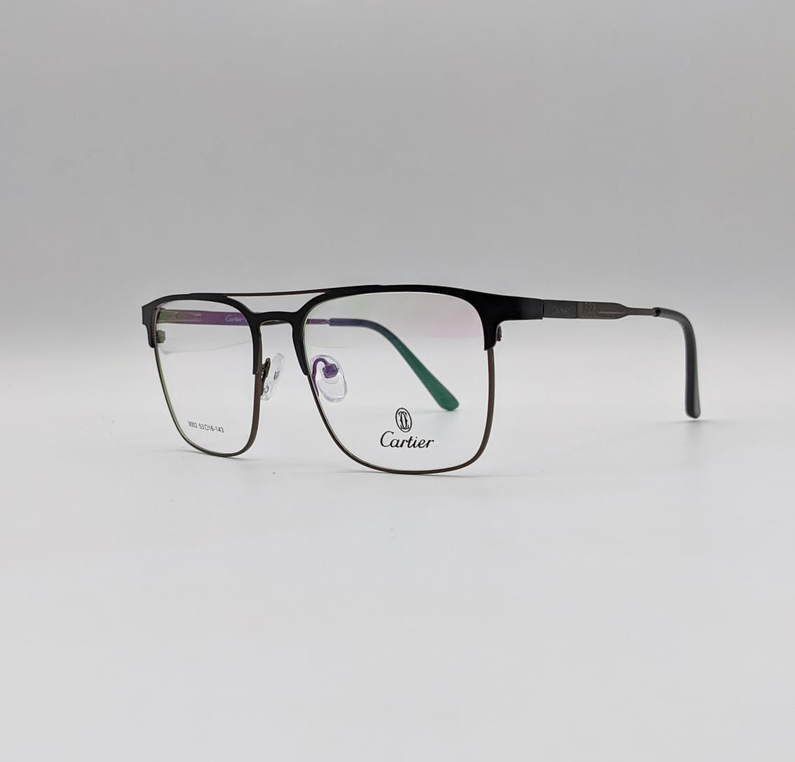 CARTIER - Metallic Luxury Eye Glasses - 021