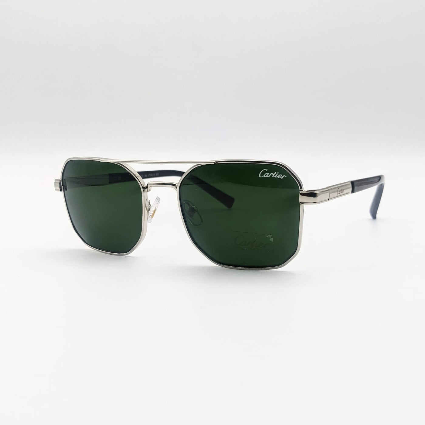 CARTIER Sunglasses - Green - Silver