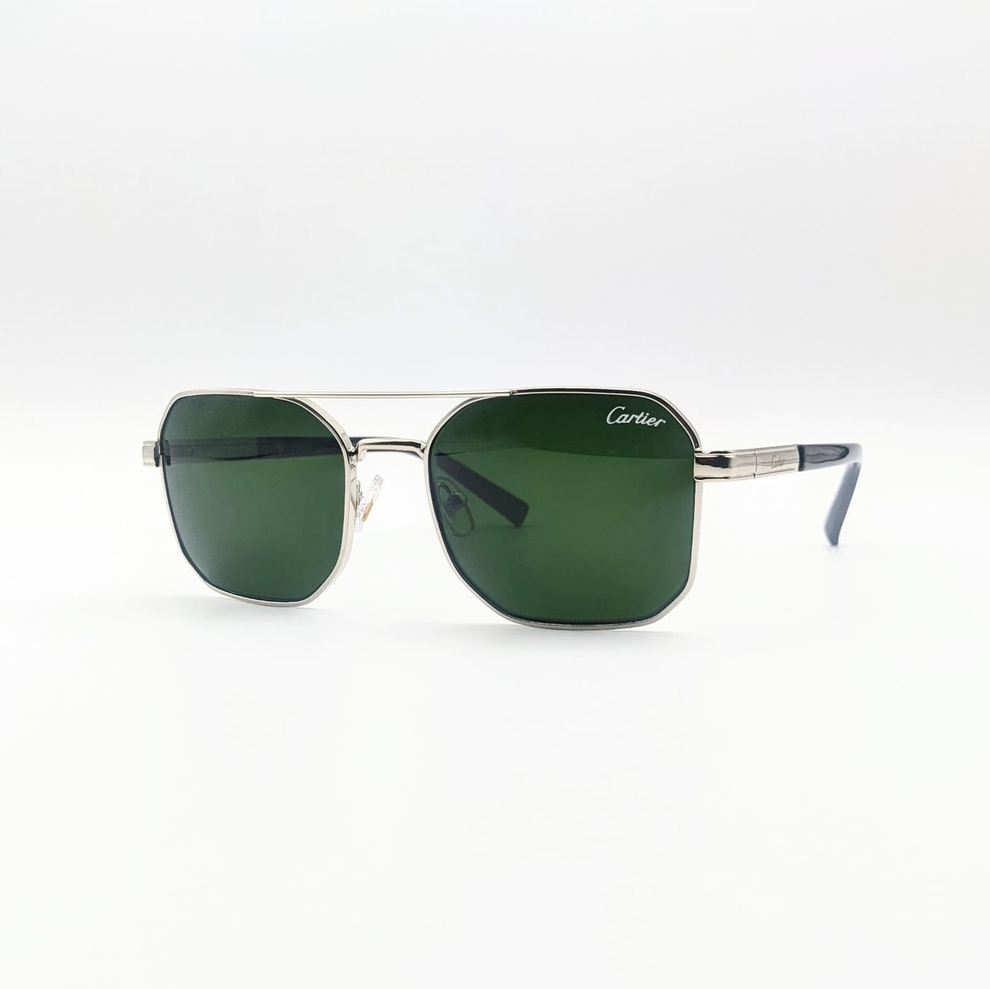 CARTIER Sunglasses - Green - Silver