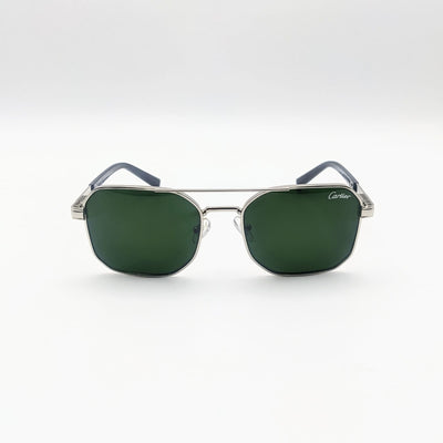 CARTIER Sunglasses - Green - Silver