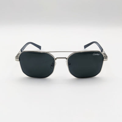 CARTIER Sunglasses - Black - Silver